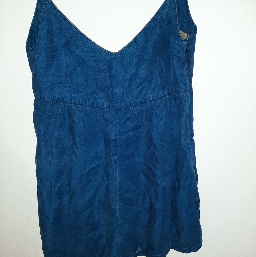 Denim romper